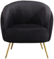 Moe's Home Collection Sparro Black Lounge Chair-0