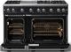 Viking® 5 Series 48" Onyx Pro Style Gas (LP) Range with Polished Chrome Trim-1