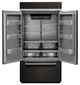 KitchenAid® 42 in. 24.2 Cu. Ft. PrintShield™ Black Stainless Steel Built In Counter Depth French Door Refrigerator-1