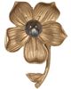 Sagebrook Home Margarite Champagne Metal Flower-5