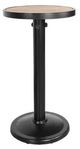 CabanaCoast® Customizable Kensington Wooden 24" Outdoor Round Pedestal Bar Table-1