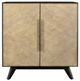 Uttermost® Reina Dark Walnut/Light Wood Cabinet-3