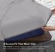 BEDGEAR® Hyper-Linen™ Performance® 4-Piece Light Gray Queen Sheet Set-4