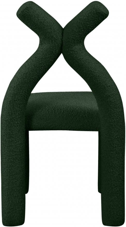 Meridian Furniture Xena Green Upholstered Dining Side Chair-3
