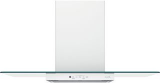 Café™ 36" Matte White Wall Mount Glass Canopy Chimney Hood