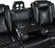 New Classic® Home Furnishings Orion II Black Power Reclining Sofa-5
