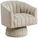 Homelegance® Bristol Taupe Swivel Chair-0