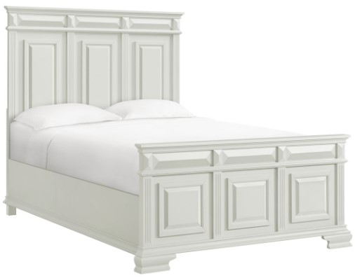 Elements International Bridgestone Antique White Queen Panel