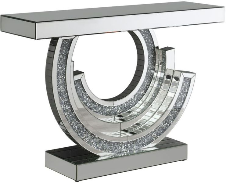 Coaster® Imogen Silver Multi-Dimensional Console Table | Fred's ...