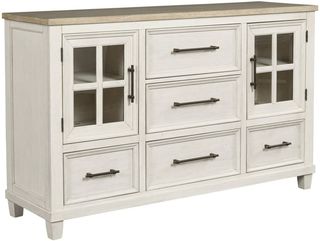 Benchcraft® Shaybrock Antique White/Brown Dresser