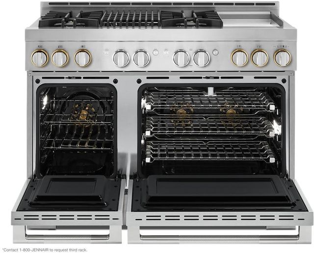 JennAir® RISE™ 48" Stainless Steel Pro Style Natural Gas Range-1