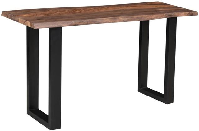 Coast2Coast Home™ Bozeman Brown Console Table with Black Base-0