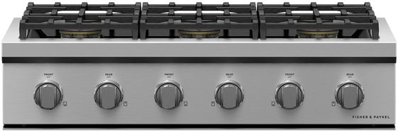 Fisher & Paykel Series 9 36" Stainless Steel Professional Natural Gas Rangetop-0