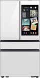 Samsung Bespoke 36" 22.5 Cu. Ft. White Glass Counter Depth French Door Refrigerator with AI Family Hub™-0