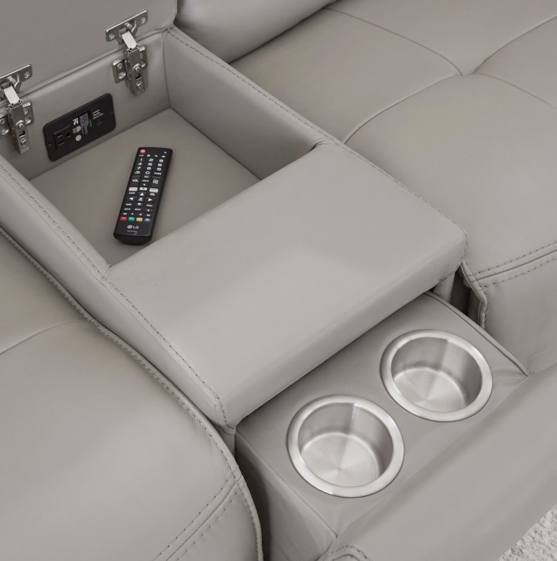 CANTERBURY - マスター Parker House® Canterbury 6-Piece Pewter Power Reclining Zero