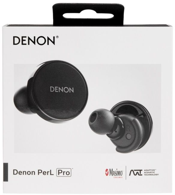 Denon® PerL Pro Black Wireless Noise Cancelling Earbuds-3