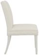 Fairfield® Customizable Entree Dining Concave Short Back Dining Chair with Linen and Buttons-3