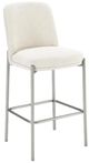 Modus Furniture Crossroads 2.0 Dion Brushed Nickel/Natural Light Upholstered Bar Stool-0