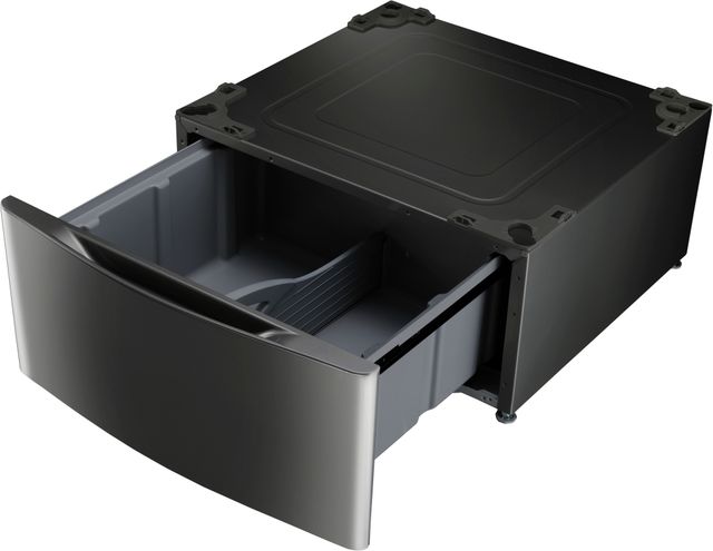 LG 27" Black Stainless Steel Laundry Pedestal-3