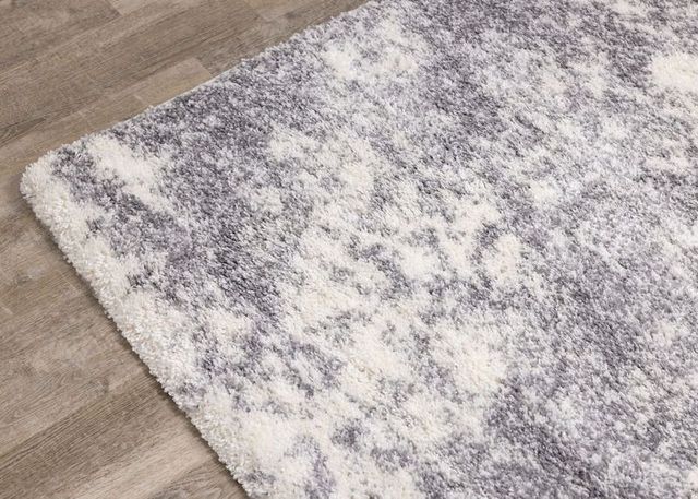 Kalora Interiors Fergus White Grey Wispy Clouds 5'3" x  7'7" Rug-1