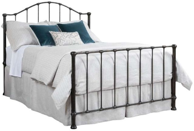 Kincaid® Foundry Garden Black Queen Metal Rod Bed-0
