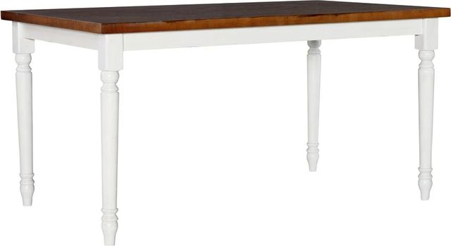 Powell® Willow 5-Piece Beige/Brown/Vanilla White Dining Set-4