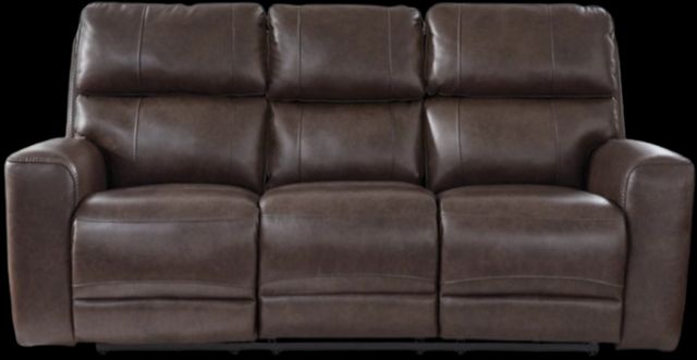 Signature Design by Ashley® Crossplex Smoke Power Reclining Sofa with Adjustable Headrest-1