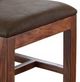 International Furniture Direct Parota Brown Side Chair-2