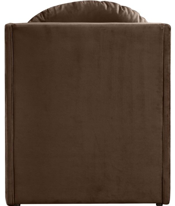 Meridian Furniture Sigma Brown Velvet Upholstered Accent Chair-4