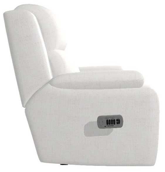 La-Z-Boy® Dorian Cream Power Wall Recliner with Headrest and Lumbar-3