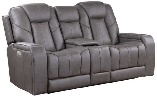 Steve Silver Co. Daniel Mossy Gray Triple Power Reclining Theater Loveseat-0