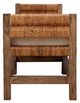Furniture Classics Georgia Brown/White Backless Bench-3