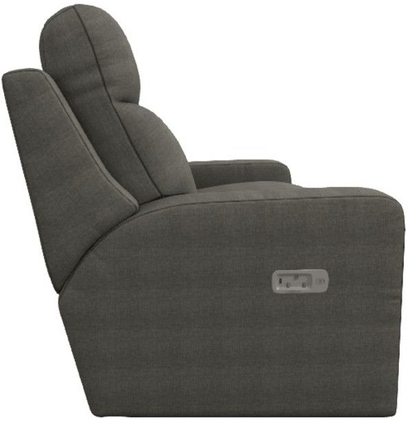 La-Z-Boy® Emmons Granite Power Reclining Loveseat with Headrest and Lumbar-3
