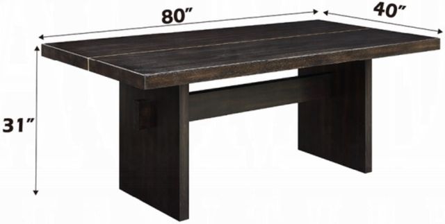 ACME Furniture Jaramillo Black Dining Table-3