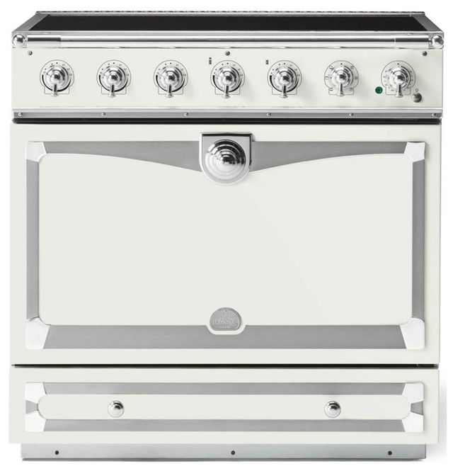 La Cornue CornuFé 90 Albertine 36" Pure White Pro Style Induction Range-0