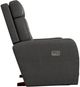 La-Z-Boy® Lennon Charcoal Leather Power Rocking Recliner with Headrest and Lumbar-2