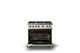 Viking® 5 Series 36" Pure White Pro Style Gas (NG) Range with Polished Chrome Trim-1