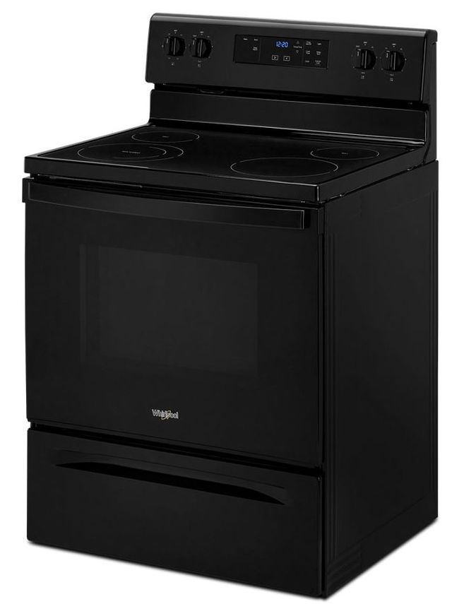 Whirlpool® 30" Black Free Standing Electric Range-4