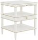 Fairfield® Camille Linen Rectangular 1-Drawer End Table-0