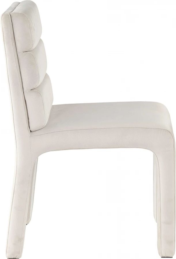Meridian Furniture Kai Cream Upholstered Dining Side Chair-2