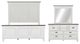 Liberty Furniture Allyson Park 3-Piece Charcoal/Wirebrushed White Queen Panel Bedroom Set-0