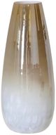 StyleCraft Milky White/Smoky Ombre 16" Vase-0