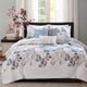 Olliix by Madison Park 6 Piece Blue Full/Queen Luna Reversible Coverlet Set-0