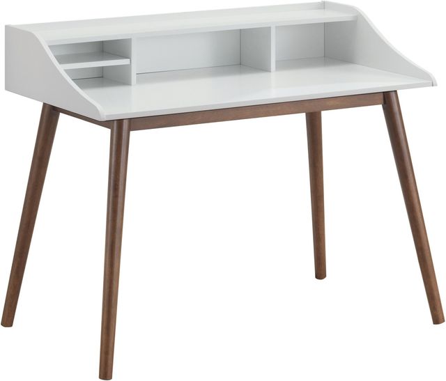 Coaster® Percy Grey 4-Compartment Writing Desk-0
