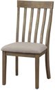 Homelegance® Armhurst Wire Brush Brown Side Chair-3