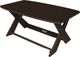 Unwasted® Share Brown Plastic Outdoor Coffee Table-0