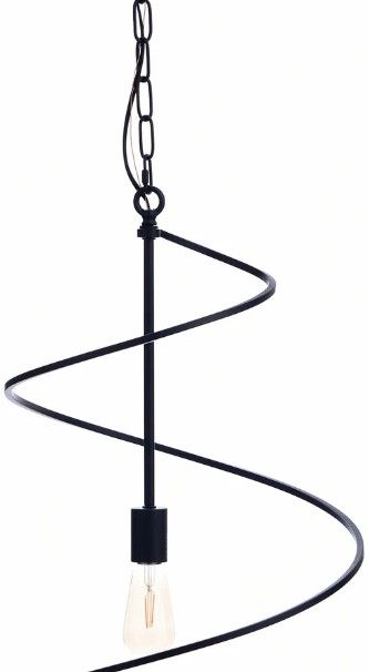 Harp & Finial® Avila Black Small Pendant-1