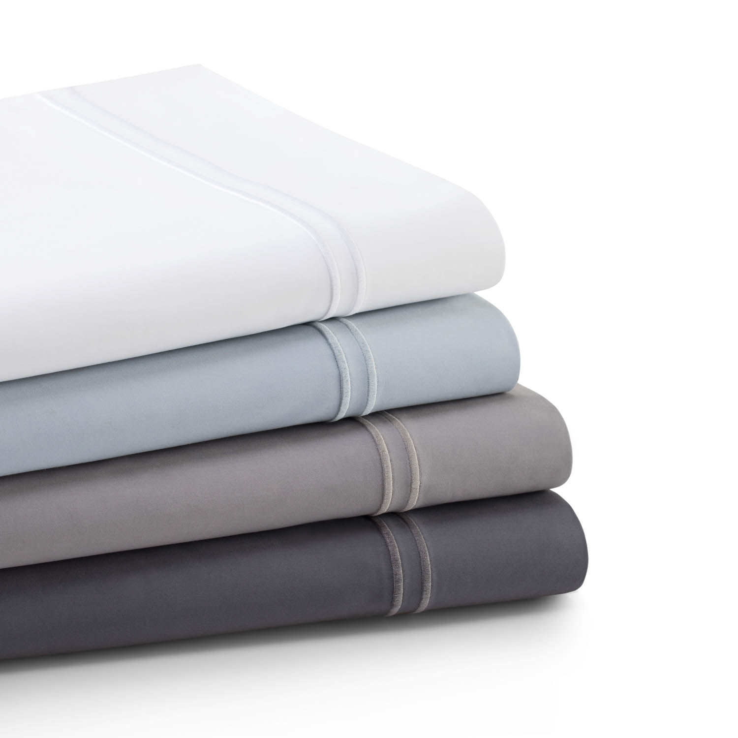 Malouf Woven Supima Premium Cotton White Full Sheet Set