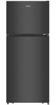 Whirlpool® 28” 17.6 Cu. Ft. Black Any-Room-Ready Top Freezer Refrigerator-0