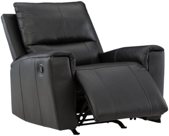 Signature Design by Ashley® Glossmore Black Manual Rocker Recliner-1